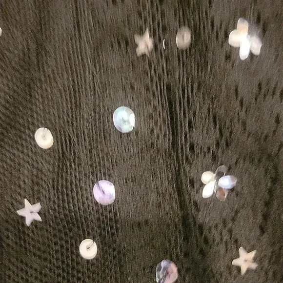 Free People Intimately Bodysuit Mesh Sequins Stars Sleevesless S - Picture 3 of 9